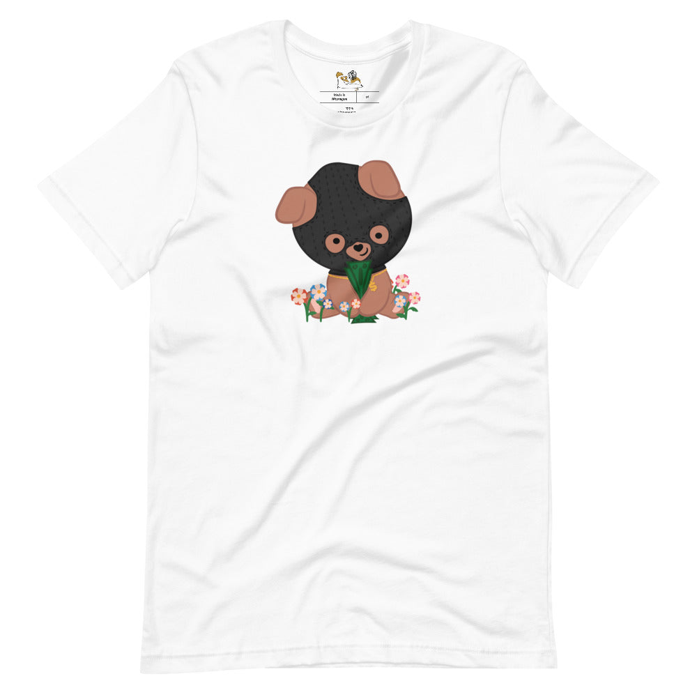 troubled teddy bear t-shirt